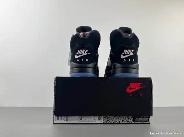 Kick Theory 5 Black Jordan Air Metallic HF3975-001 Reimagined 0605